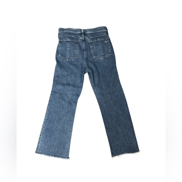 Rag & Bone Cropped Raw Hem Jeans Size 28 - Picture 2 of 4